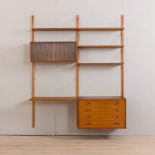 Teak Wall Unit With Chest Of Drawers