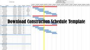 project schedule template free