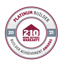 2 10 platinum builder award given to