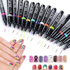 16 colors 3d nail art pen for nail art