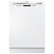 Bosch 300 Series Front Control Tall Tub Dishwasher In White With Stainless Steel Tub And 3rd Rack 44dba