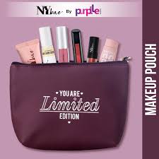 ny bae makeup pouch wine