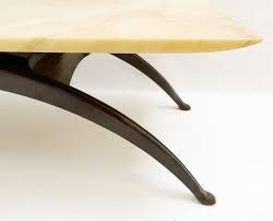 Coffee Table With Arched Legs And