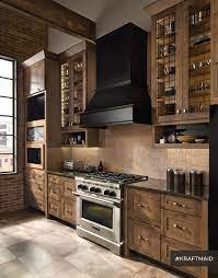 rustic alder kitchen cabinetry in husk