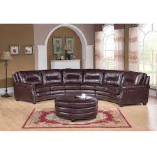 curved leather sectional sofas ideas