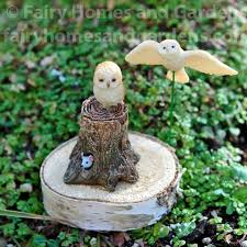 Buy Woodland Knoll Owls Miniature Fairy
