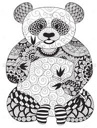 Therefore this coloring book for grown ups makes a great gift or buy for any panda bear lover who is either looking to start coloring, or someone. Pin On Art Coloring Pages Designs