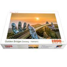 Bộ tranh xếp hình cao cấp 1000 mảnh ghép – Cầu Vàng, Đà Nẵng - Đồ chơi xếp  hình & xây dựng