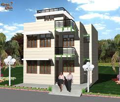 exterior elevation of 2 floor house