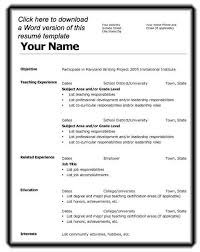 Permalink to Free Resume Template Microsoft Word