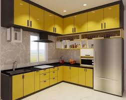 modern pvc modular kitchen interior