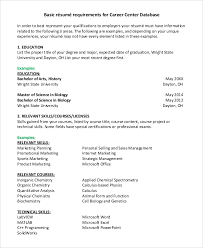 Use professionally written and formatted resume samples that will get you the job you want. Free 8 Basic Resume Samples In Pdf Ms Word