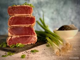 sesame and soy seared tuna steaks