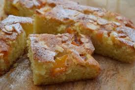 easy apricot frangipane slice from lucy