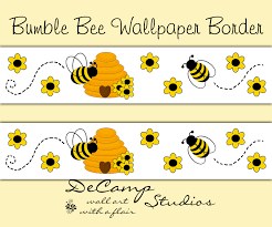 44 honey bee wallpaper border on