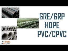 Pvc Cpvc Hdpe Gre Gpr And Cement Pipes