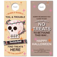 double halloween with tootsie roll