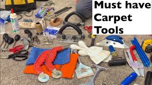 tools that go on every carpet job you