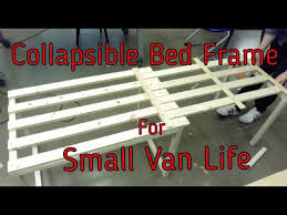 slide out van bed frame for van