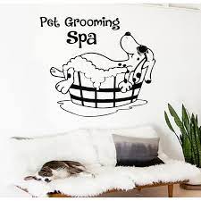 Dog Grooming Wall Decal Dog Art