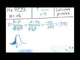 Calculate P Value For Proportions