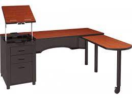 The teacher's desk is mostly a dumping ground in many classrooms and certainly takes up a lot of valuable space in the process. Deluxe Nate Teachers Desk With Integral Pedestal Acd 2468 Teacher Desks