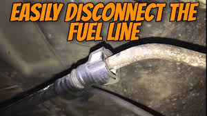 chevy gm fuel line disconnect you
