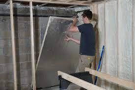 basement wall insulation using rigid