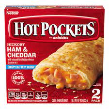 save on hot pockets ham cheddar with
