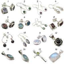 925 solid silver modern mix jewelry set