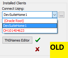 detect oracle home