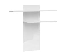 Modern 2 Level Wall Mounted Panel Shelf
