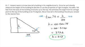 Right Triangle In A Word Problem