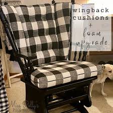 Wingback Rocker Replacement Cushions