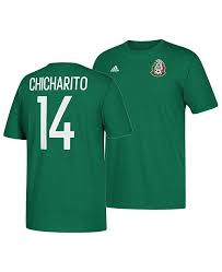 Mens Chicharito Mexico National Team Jersey Hook Player T Shirt