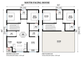 30 X40 South Facing House Plan As Per
