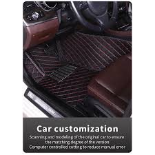 Custom Leather Car Floor Mats For
