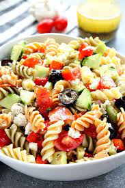 italian pasta salad with pepperoni