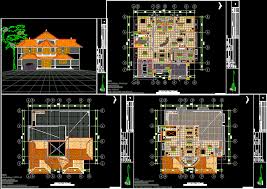 House Plan In Autocad Cad