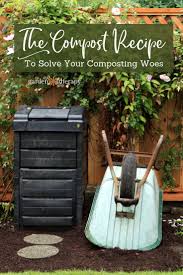 A Compost Recipe To Demystify Composting Garden Therapy