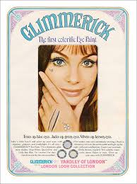 glimmerick eye makeup 1960s art print