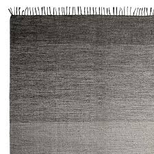 honeybloom grey ombre fringe area rug 8x10