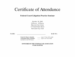 Sample Certificate Of Attendance Request Letter For Template Word
