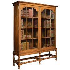 oak 2 door bookcase for at pamono