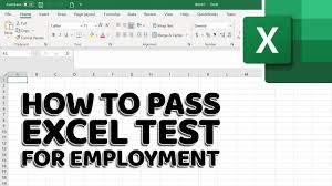 how to p excel essment test for