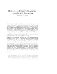 pdf halloween in urban north america liminality and hyperreality pdf halloween in urban north america liminality and hyperreality