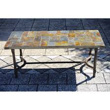 Vintage Brutalist Coffee Table With