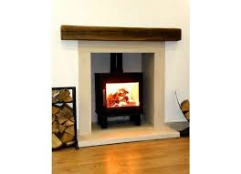 The Wren Fireplace With Wood Look Beam