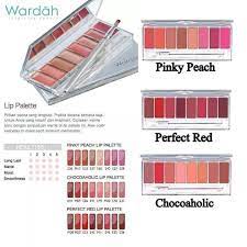 wardah lip palette chocoaholic lip