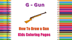 Find high quality gun coloring page, all coloring page images can be downloaded for free for personal use only. How To Draw A Gun Coloring Pages Alphabets Coloring Pages Baby Coloring Videos Coloring Gun Youtube